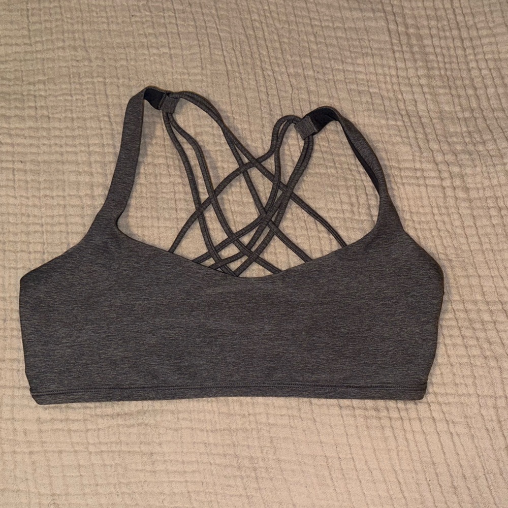 VUC Grey Lululemon Bra Sz 10